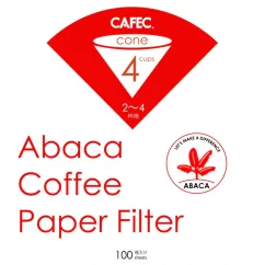 Cafec ABACA papierové filtre 2-4 šálky