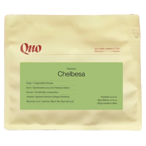 Quo Coffee Ethiopia CHELBESA espresso