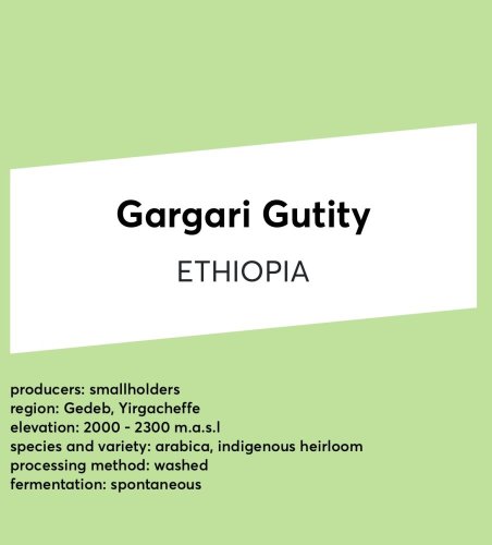 CASINO MOCCA Gargari Gutity ETHIOPIA  filter