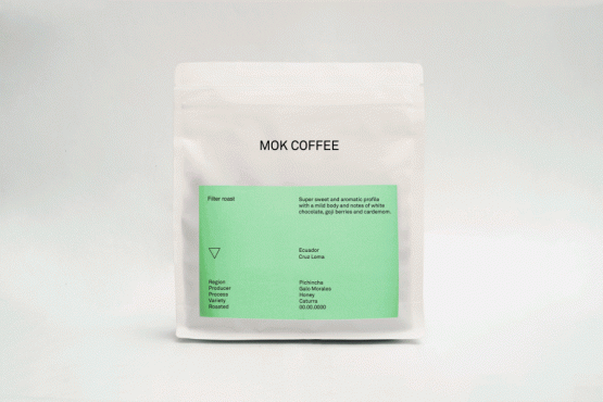MOK Coffee Ecuador, Cruz Loma, Honey filter MOK Coffee Ecuador, Cruz Loma, Honey filter